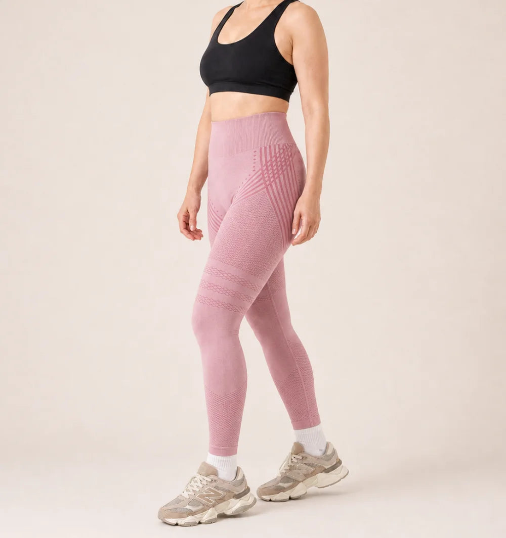 3D Leggings | Blush Pink