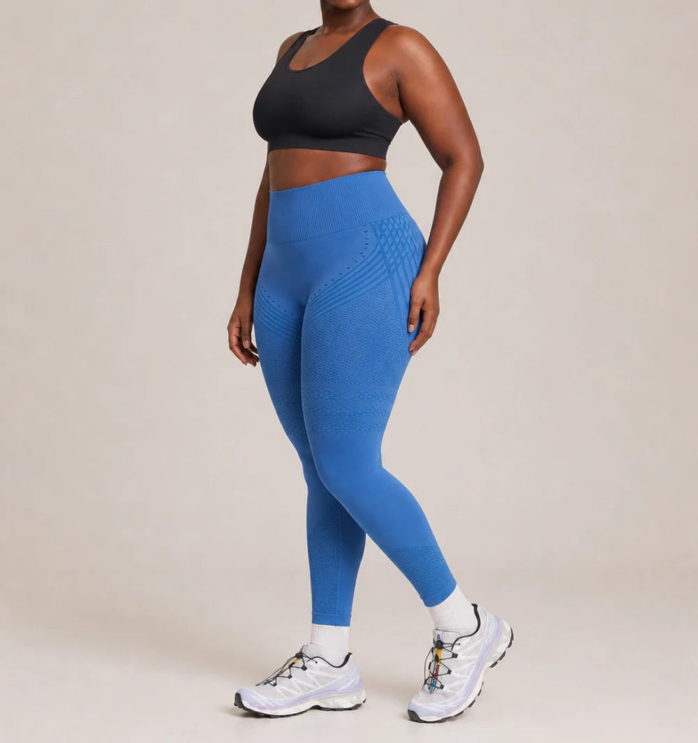 3D Leggings | Sky Blue