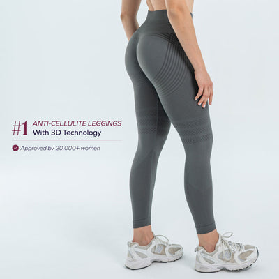 3D Leggings | Wine Red
