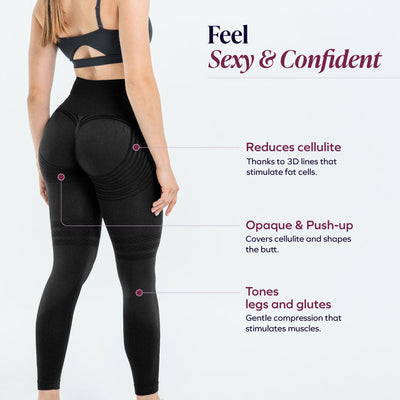 3D Leggings | Black