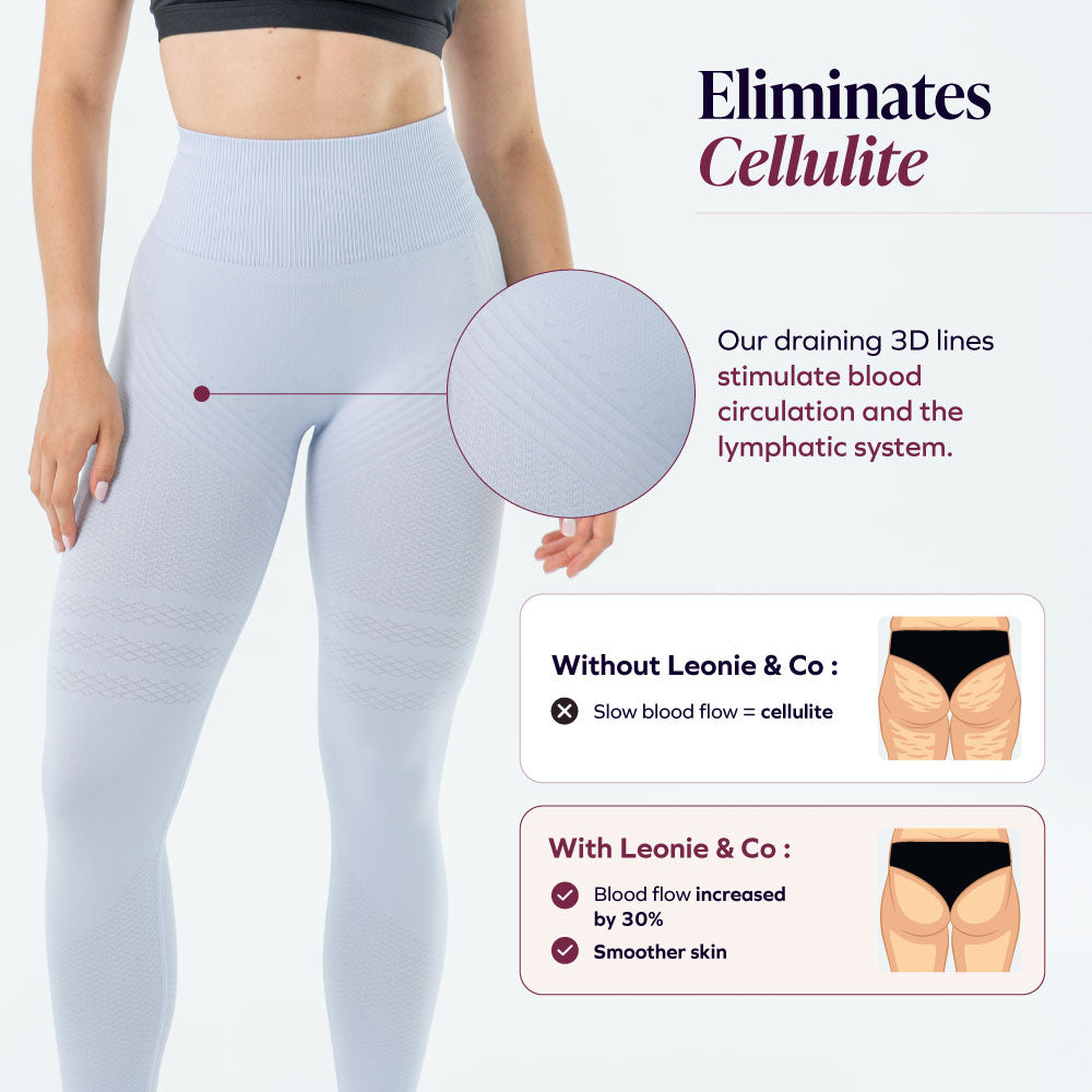 3D Leggings | Light Purple