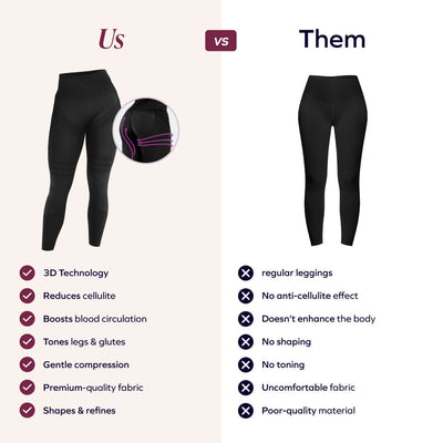 3D Leggings | Light Purple