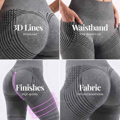 3D Pocket Legging | Gray