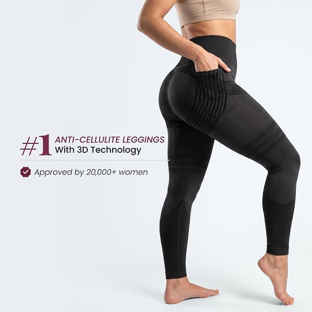 3D Pocket Legging | Black