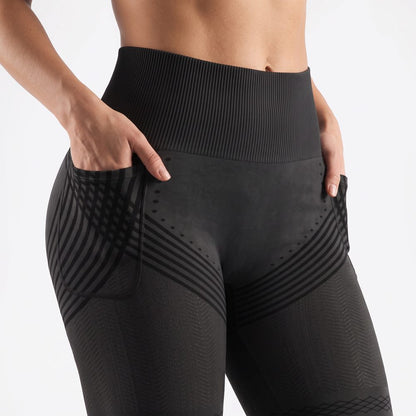 3D Pocket Legging | Teal Green