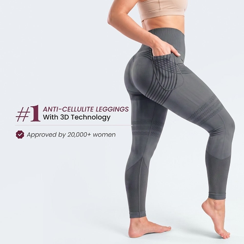 3D Pocket Legging | Gray
