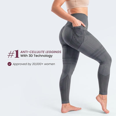3D Pocket Legging | Gray