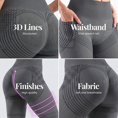3D Pocket Legging | Beige