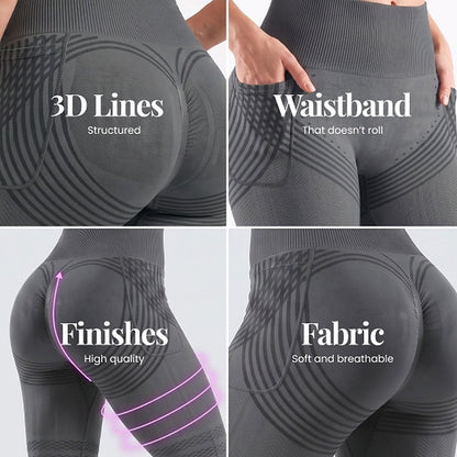3D Pocket Legging | Beige