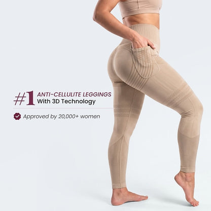3D Pocket Legging | Teal Green