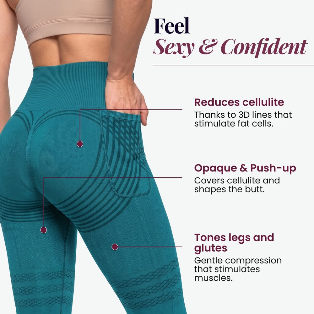 3D Pocket Legging | Beige