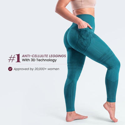 3D Pocket Legging | Black