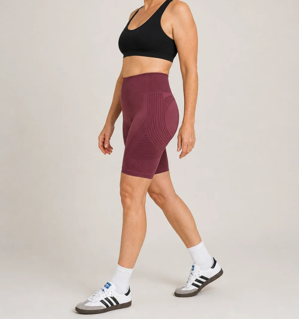 3D Shorts | Wine Red